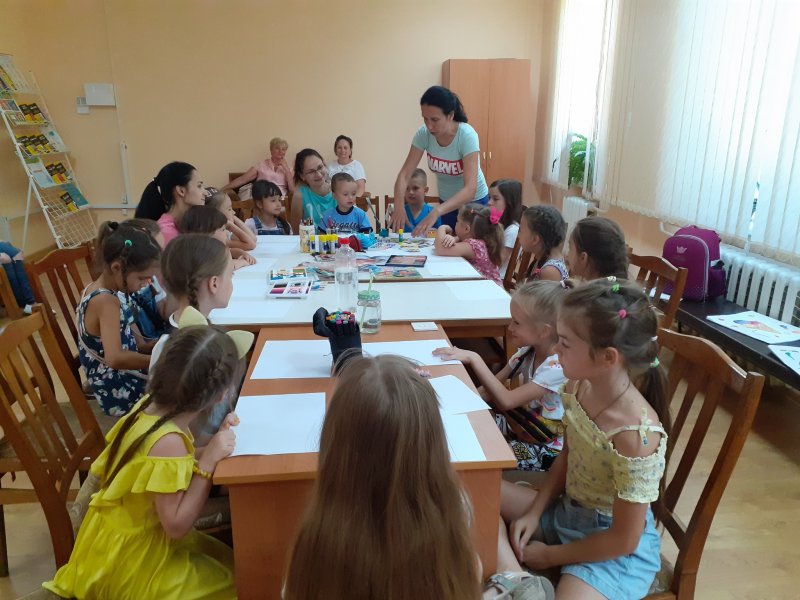 Арт – терапевтичній зустрічі з психологом Тетяною Новак