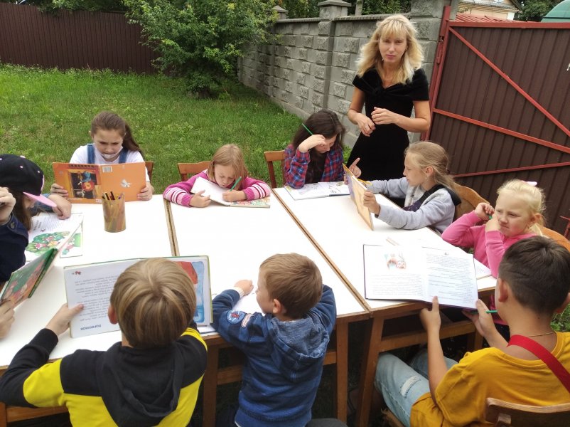 Тренінгове заняття «Вдосконалення навичок читання» «Бібліотека під відкритим небом»
