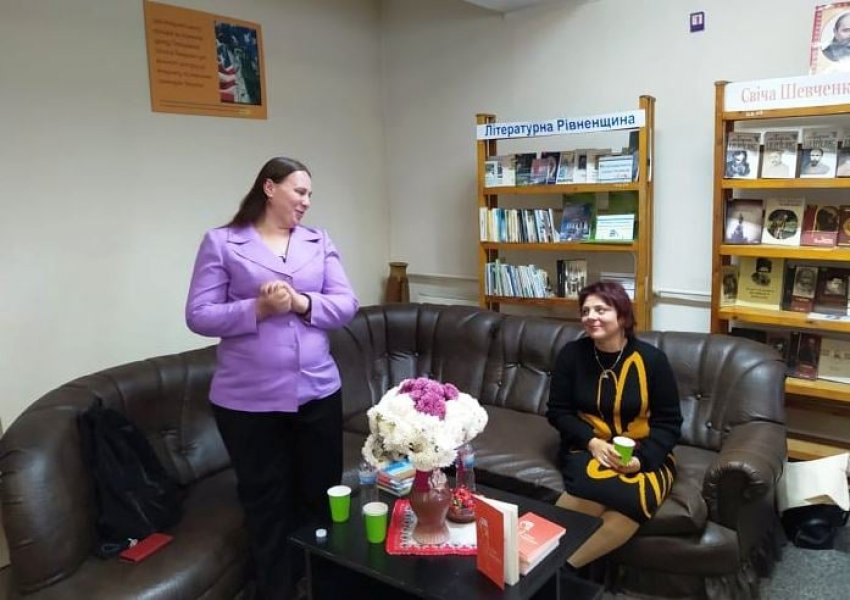 Зустріч з письменницею Тетяною Шептицькою