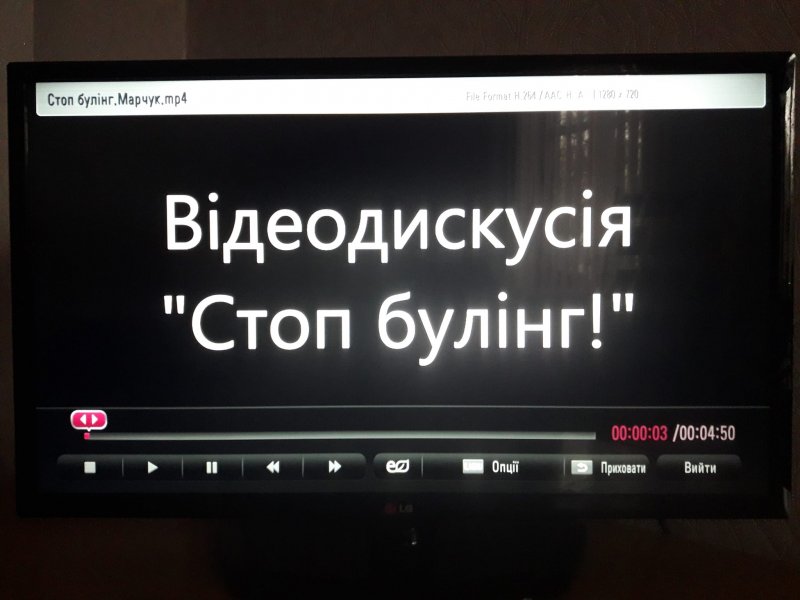 Відеодискусія ”Стоп булінг!”