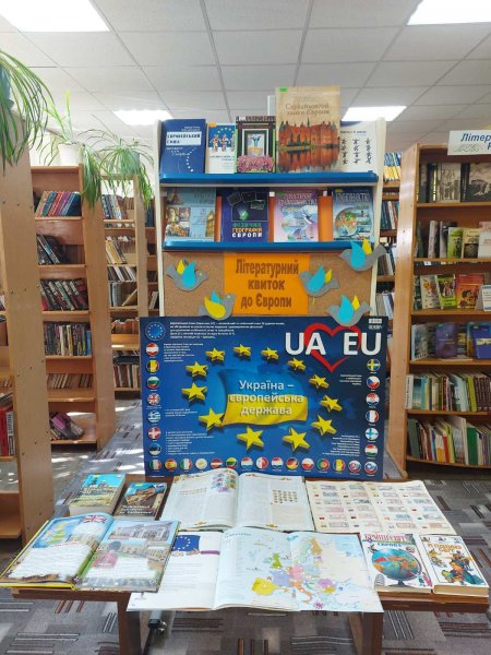 Літературна мандрівка ”Літературний квиток до Європи”