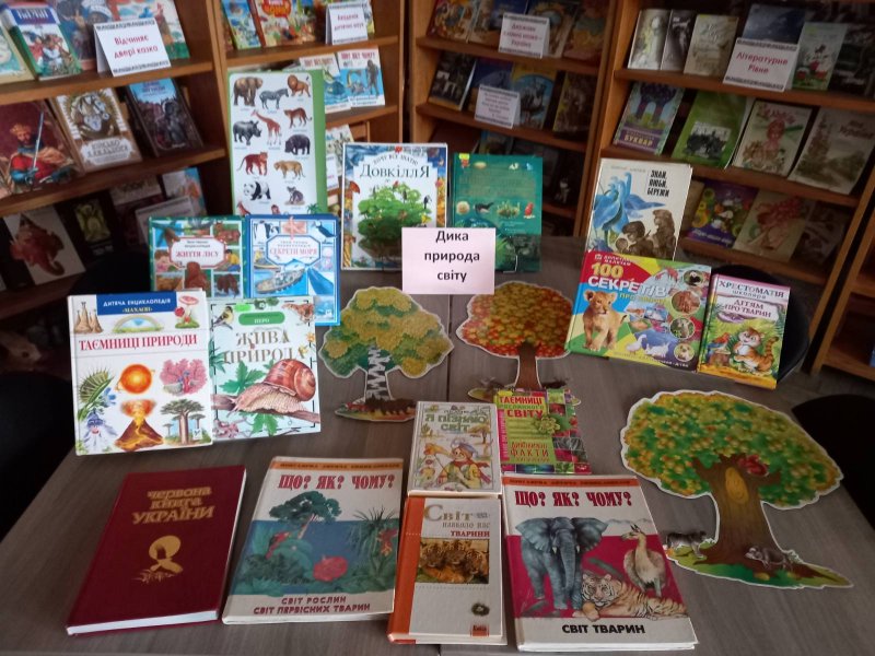 Книжкова виставка «Дика природа світу»