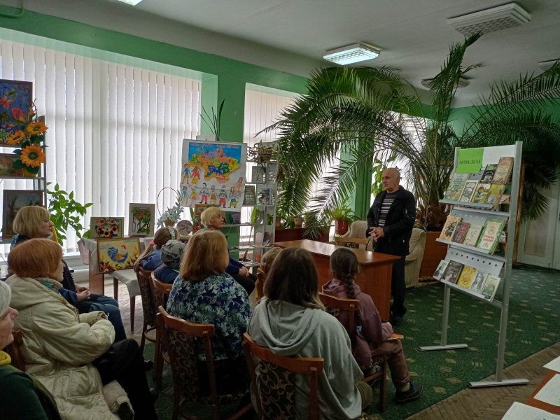 Зустріч із Кривичуном О.С. ”Благослови, травинко, слово мовить” (Тиждень юнацької книги)