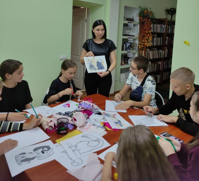 Майстер-клас ”Цікаві речі руками малечі” Бібліотека під відкритим небом