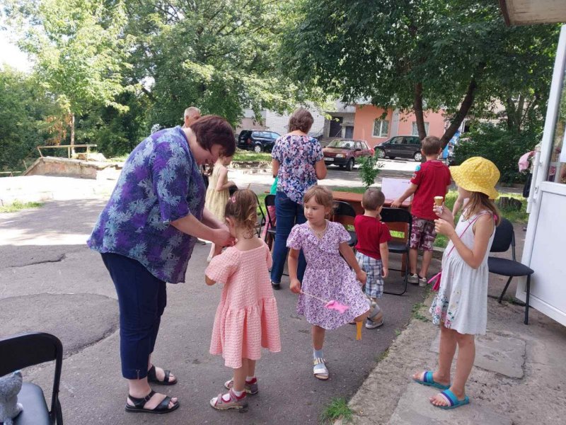Ігротусовка «Розваги на любий смак» Бібліотека під відкритим небом