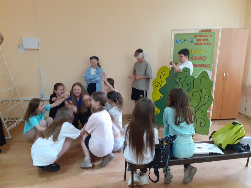Літературний сніданок за творами Галини Вдовиченко «Веселі пригоди» (Бібліотека під відкритим небом)