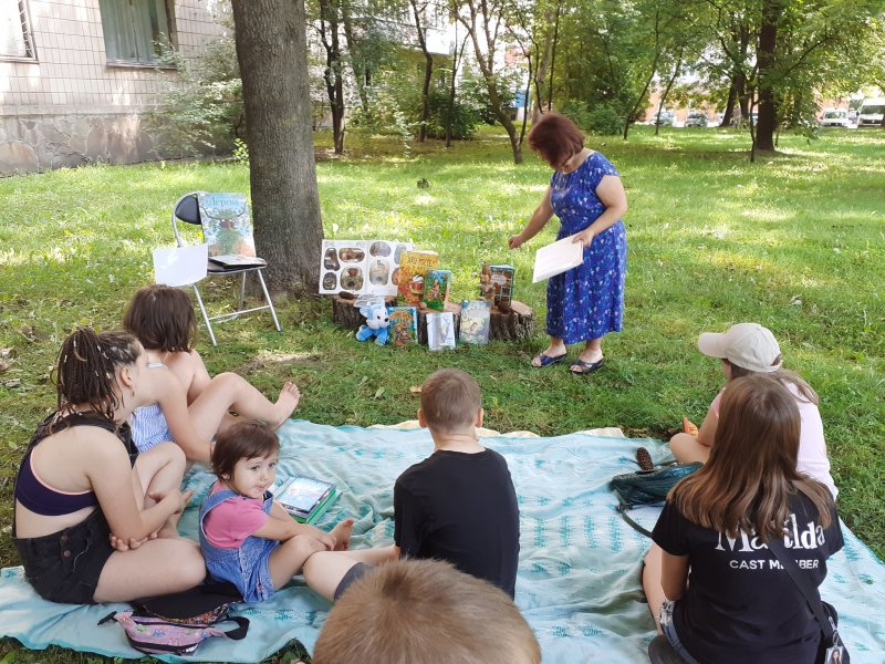 Пізнавальна мандрівка «Ліс – це диво, ліс – це казка» (Бібліотека під відкритим небом)