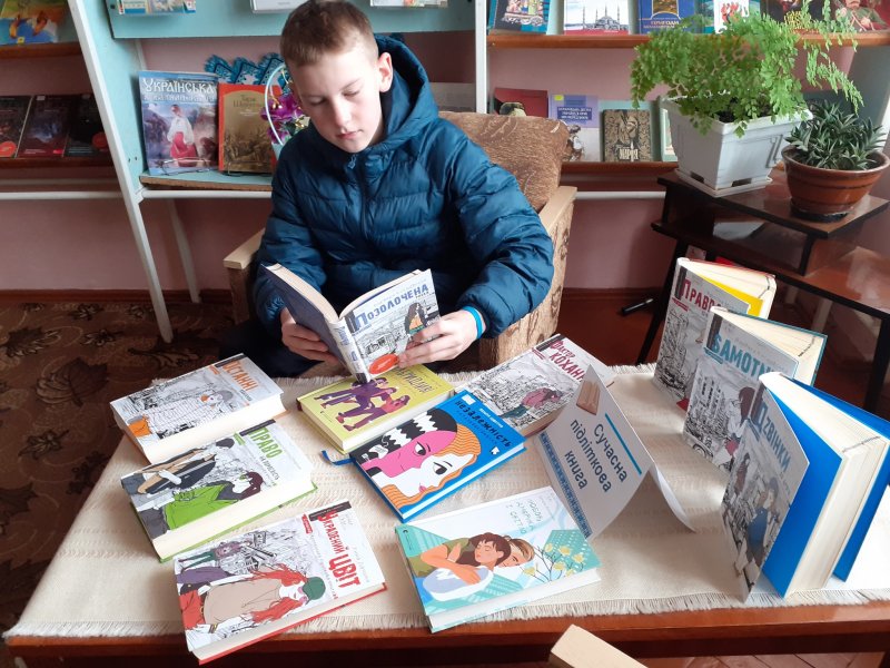 Виставка-порада «Сучасна підліткова книга» (Тиждень дитячої та юнацької книги  «Книга змінює світ»)