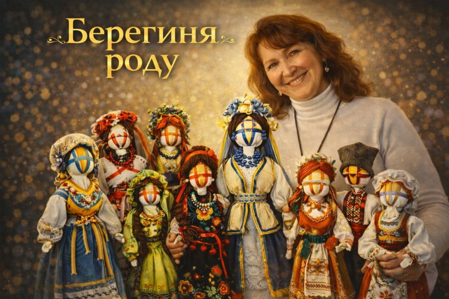 Відкриття персональної виставки авторських ляльок-мотанок «Берегиня роду» майстрині Валентини Кондратюк
