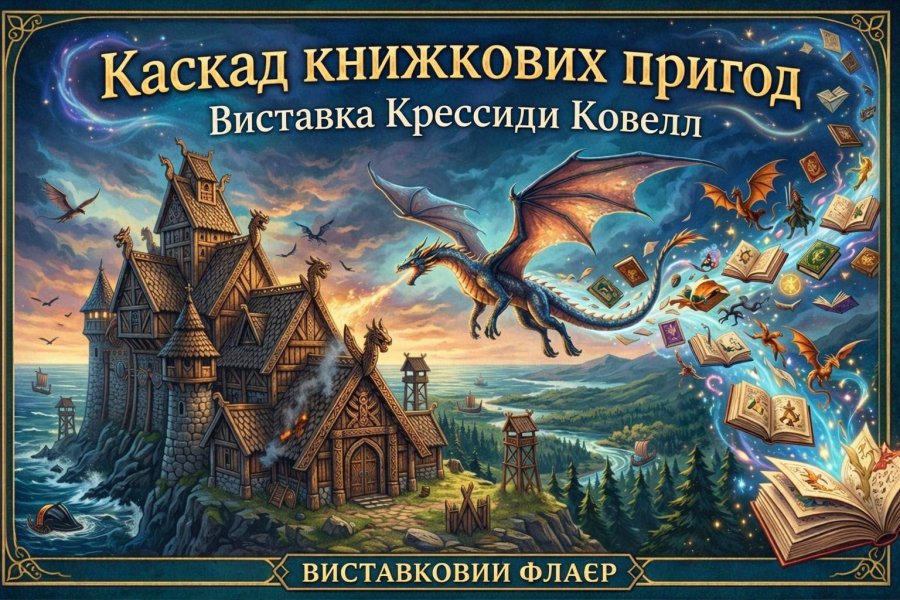 Виставка-флаєр ”Каскад книжкових пригод”
