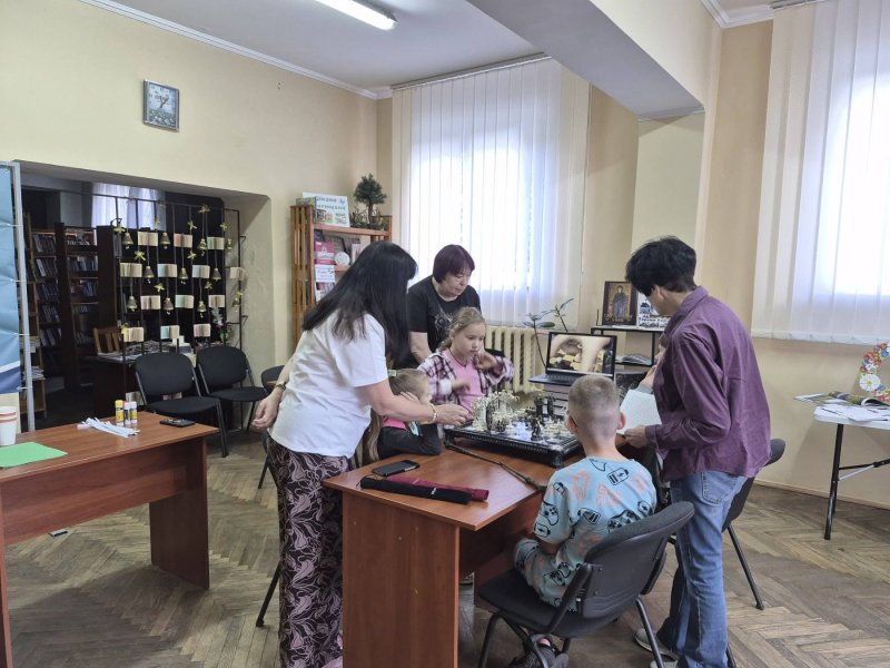 Шахова галявина «Бібліотечний гамбіт» (до Міжнародного дня шахів) (Бібліотека під відкритим небом – 2026)