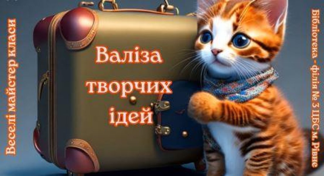Веселі майстер-класи  ”Валіза творчих ідей”