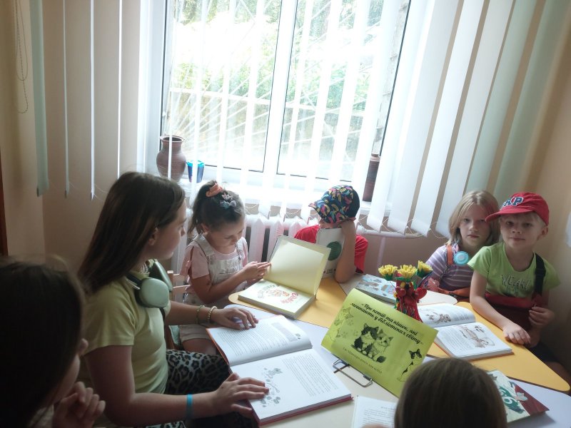 Виставка-перегляд «Про котів та кішок, які мешкають у бібліотеках світу» 