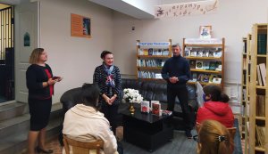Зустріч з письменником Віталієм Запекою