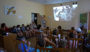 Літній кінозал у бібліотеці