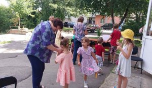 Ігротусовка «Розваги на любий смак» Бібліотека під відкритим небом