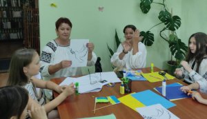 Майстер-клас ”Моя вільна незалежна Україна” Бібліотека під відкритим небом