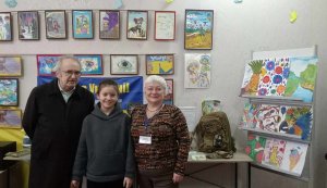Виставка малюнків Олі Марчук