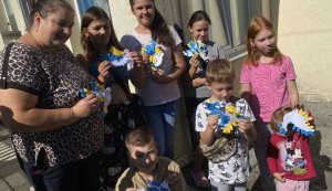 Майстер-клас «Голуб миру летить в Україну» 