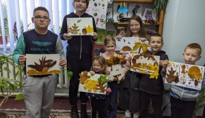 Майстер-клас «Фантазія з осіннього листя»