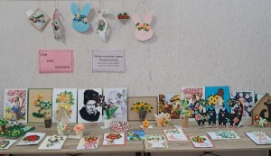 Виставка робіт  гуртка «Паперопластики» Рівненського міського центру творчості  учнівської молоді «Світ моїх захоплень»  (керівник гуртка Любов Миколаївна Лютко) 