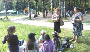 Абетка безпеки «Літо під опікою» у «Бібліотеці під відкритим небом»