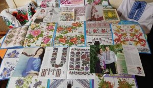 Тематична виставка  ”Українські вишиванки - наче райдуги світанки”
