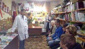 Година спілкування в книгозбірні  з лікарем Колосом Олегом Павловичем