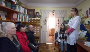 Лекція в книгозбірні від медичних працівників амбулаторії загальної практики сімейної медицини мікрорайону Тинне «Вакцинація – надійний захист від хвороб»