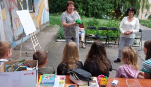 Фонтан питань «Якщо мудрий – відгадай» (Бібліотека під відкритим небом)