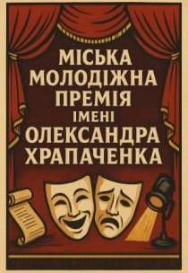 Міська молодіжна премія  імені Олександра Храпаченка в галузі театрального мистецтва  Інформаційний дайджест  Випуск 5